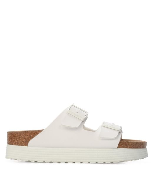 Birkenstock White Bstk Arizona Grooved Ld64