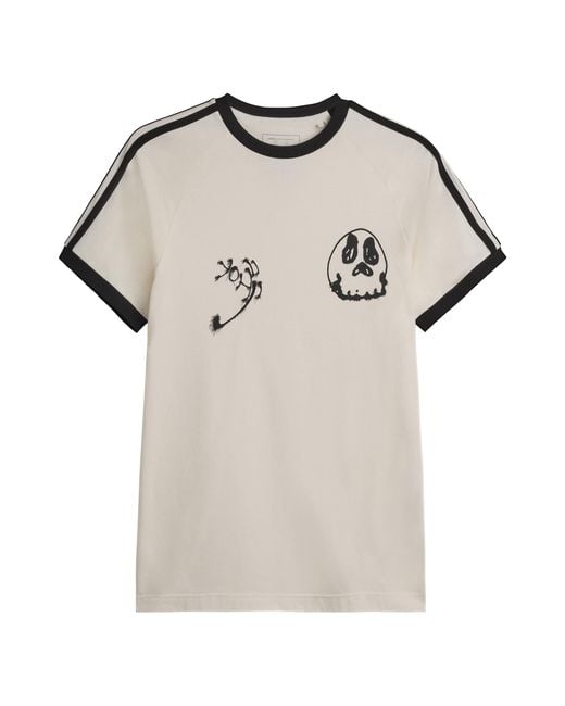 Y-3 Natural Gfx Cali Tee Sn64 for men