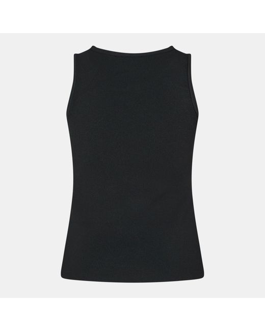 Balenciaga Black Sleeveless Tops
