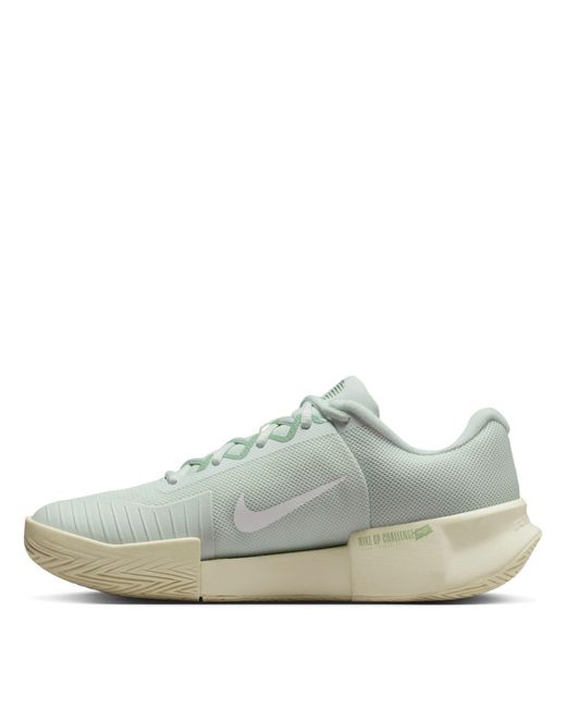 Nike Green Gp Challenge Pro Hard Court Tennis Shoes