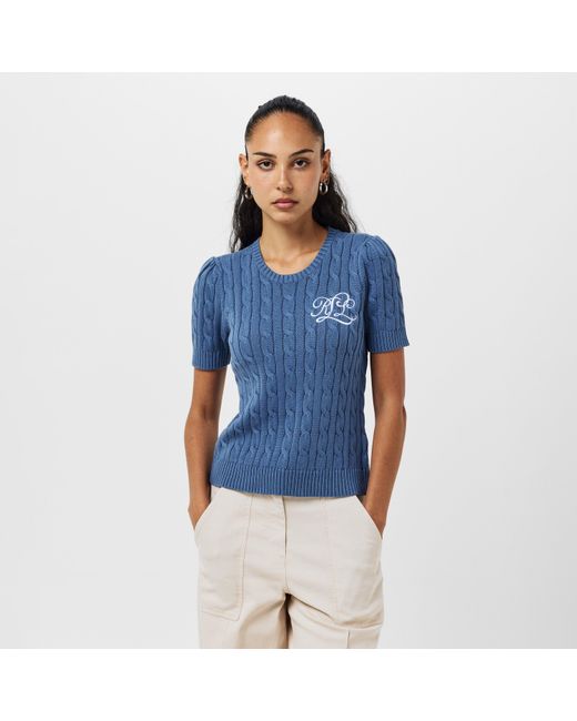Ralph Lauren Blue Knitted Top