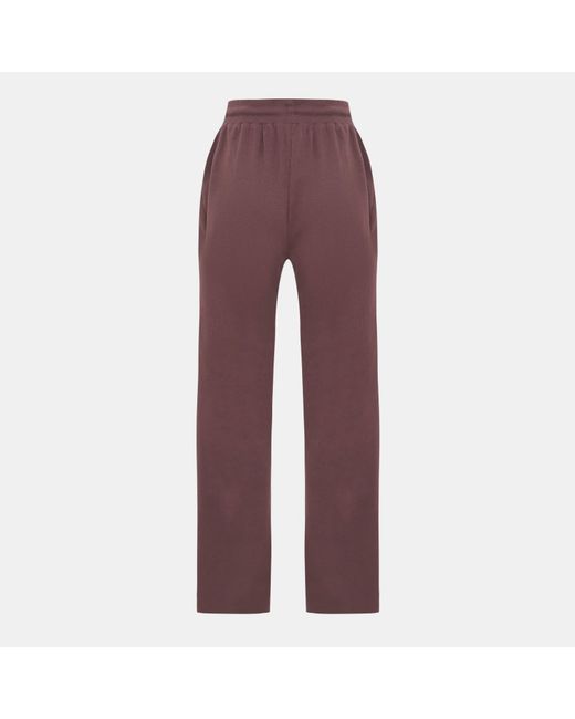 I Saw It First Red Rib Wide Leg Trousers
