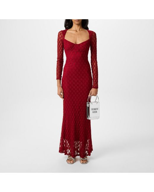 Bardot Red Avah Maxi Dress