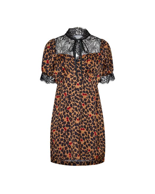 Never Fully Dressed Brown Lyla Mini Dress