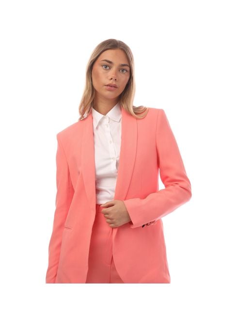 Boss Pink Jirea Tailored Formal Jacket