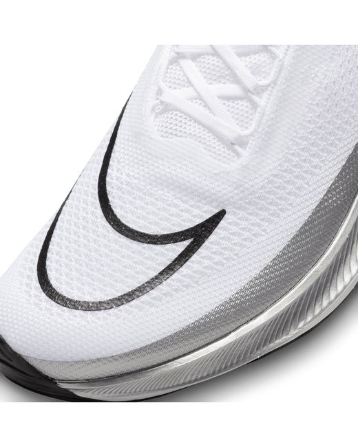 Nike White Zoomx Streakfly Running Shoes for men