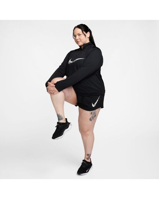 Nike Black Long Sleeve Performance Running Top
