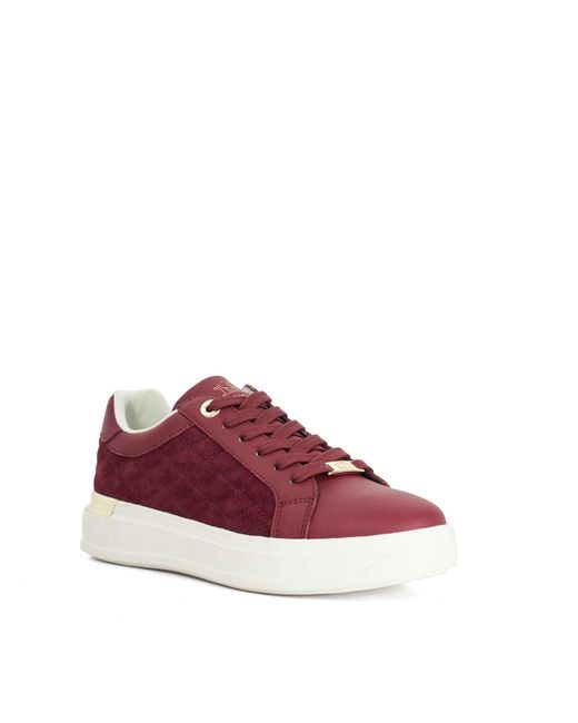 Dune Red Elba Platform Trainers