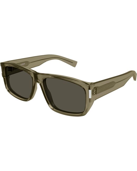 Saint Laurent Gray Classic Wayfarer Sunglasses for men