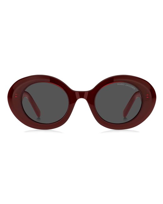 Marc Jacobs Red Round Sunglasses