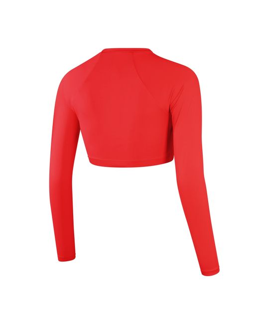 Speedo Red Crop Top