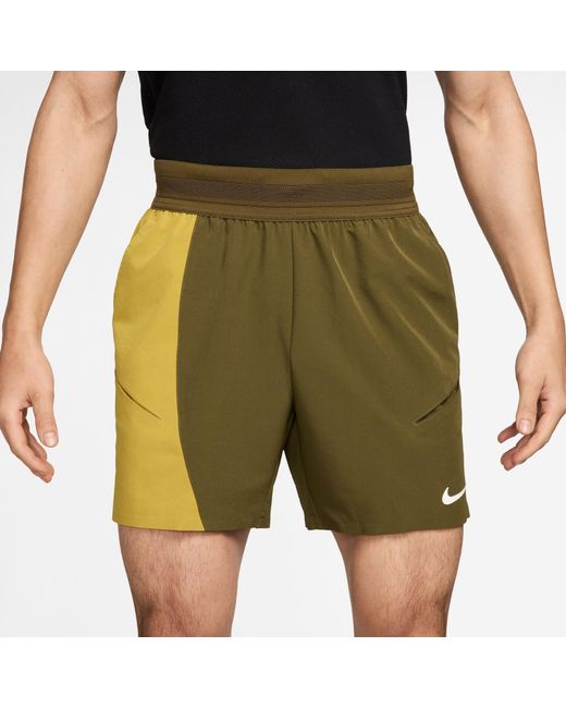 Nike Green Performance Tennis Shorts for men