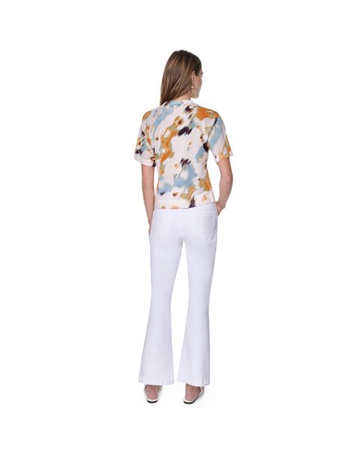 DKNY Blue Short Sleeve Blouse
