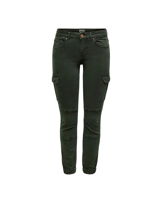 ONLY Green Cargo Trousers