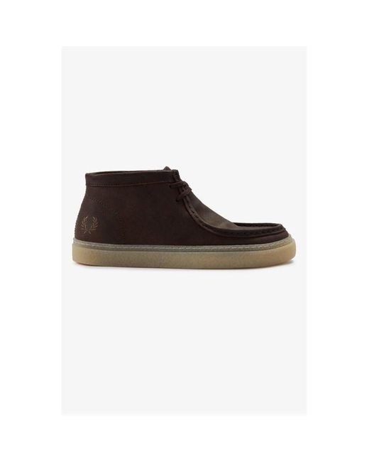 Fred Perry Brown Fred Dawson Suede Sn32 for men