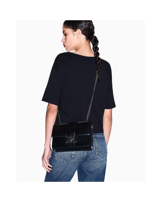 ARMANI EXCHANGE Black Shoulder Bag
