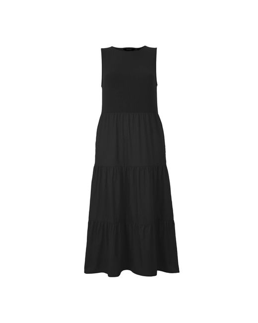 Regatta Black Tarise Tiered Midi Stretch Dress