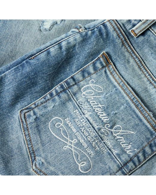 Amiri Blue Skinny Jeans for men