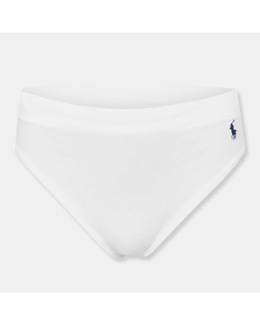 Polo Ralph Lauren White High Waist Brief