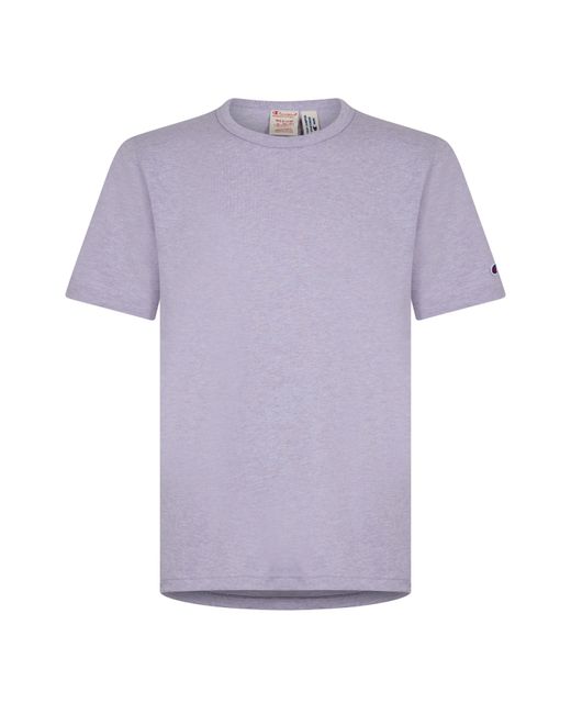 Champion Purple Crewneck T-Shirt for men