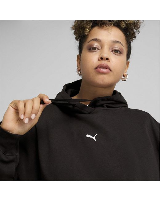 PUMA Black Essentials Oversized Hoodie