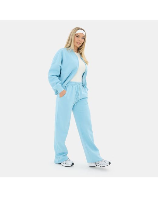I Saw It First Blue Wide Leg Joggers