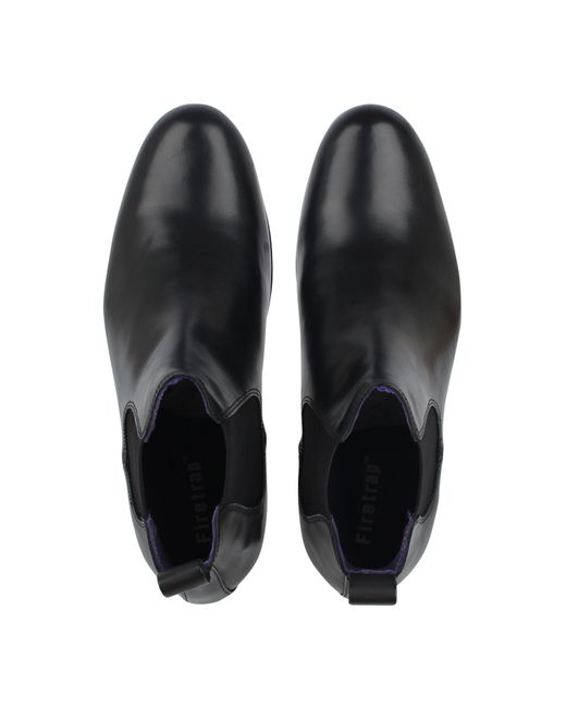 Firetrap Black Chlsea Boot Sn54 for men