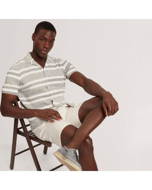 Ted Baker Gray Patterned Short Sleeve Shirt for men