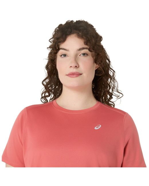 Asics Red Core Ss Top Running