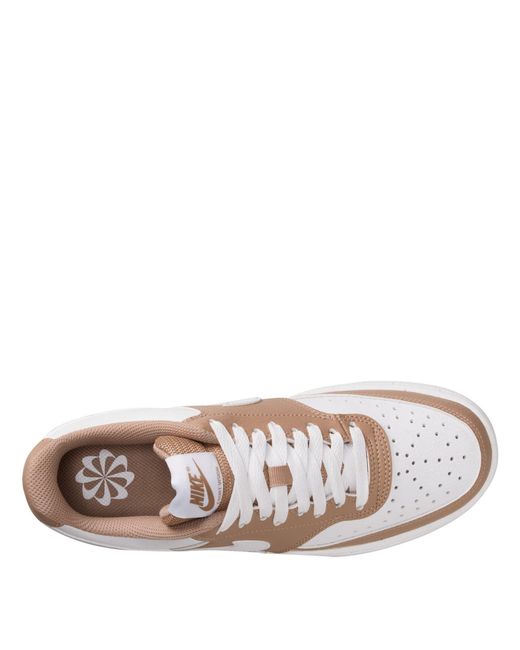 Nike Brown Court Vision Low Next Nature Shoes