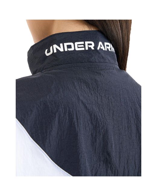 Under Armour Blue Legacy Crinkle Performance Training Jacket