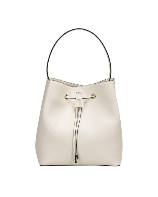 Boss White Bucket Bag