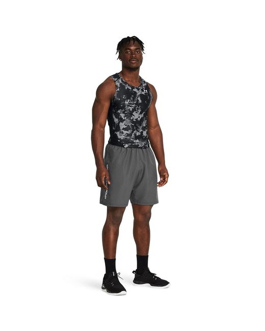 Under Armour Gray Ua Tech Woven Wordmark Shorts for men