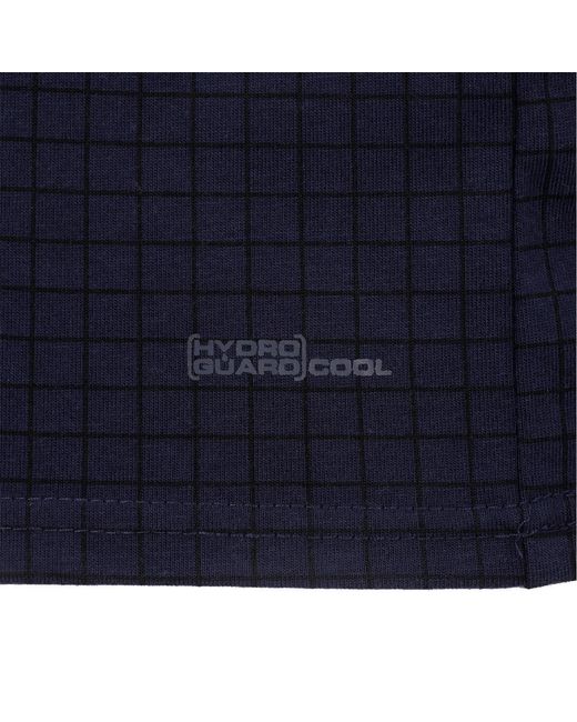 Slazenger 1881 Blue Check Golf Polo for men