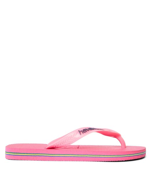 Havaianas Pink Brasil Flip Flops