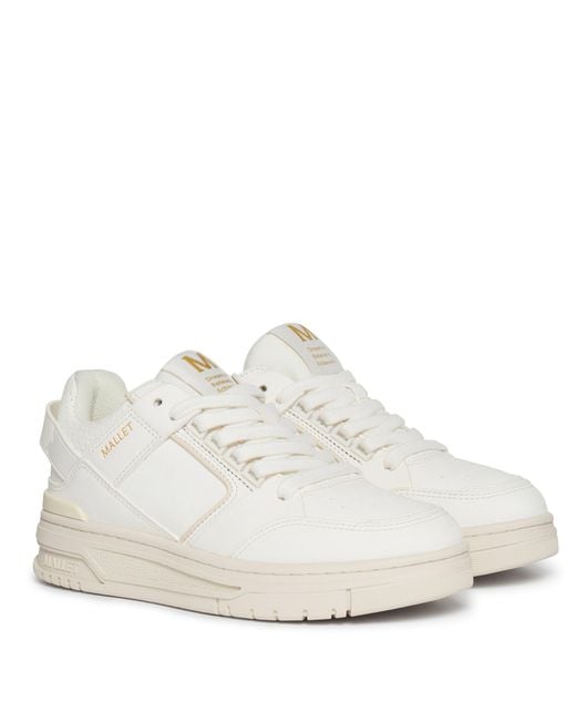 Mallet White Compton Trainers