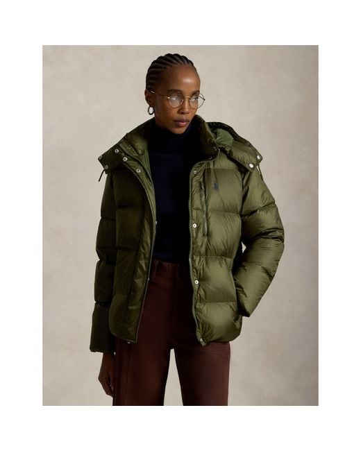 Polo Ralph Lauren Green Polo Carly Jacket Ld64