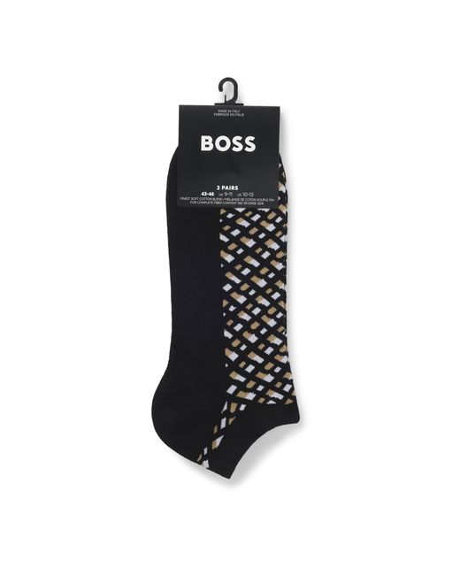 Boss Black As Monogram Trainer Socks for men