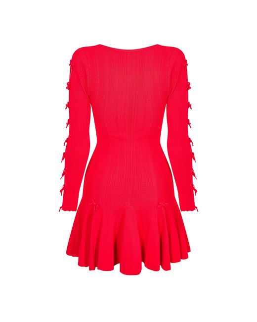 LoveShackFancy Red Seychelle Mini Dress