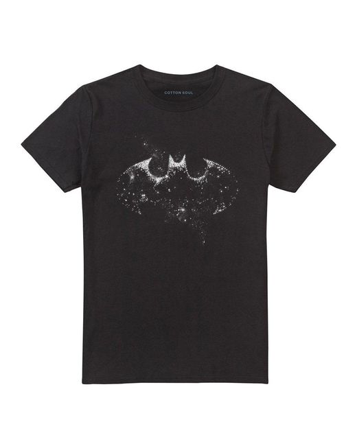 Batman Black Galaxy Cotton T-Shirt for men