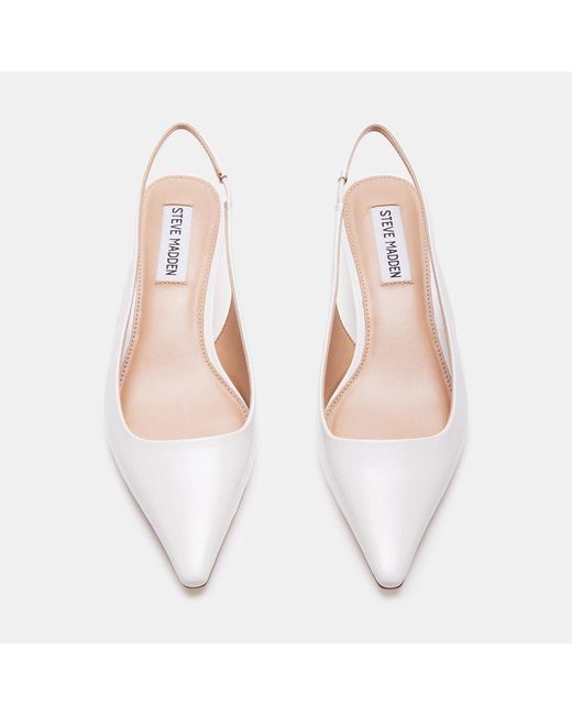 Steve Madden White Loafers