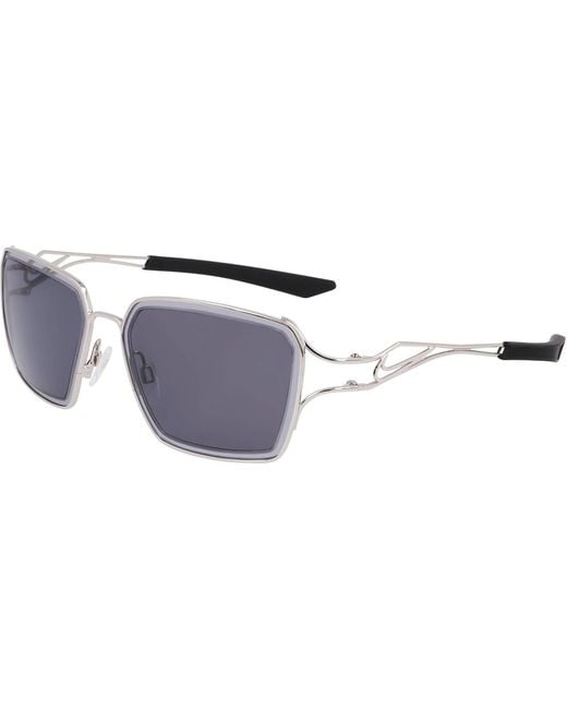 Nike Blue Veil Prism Square Sunglasses