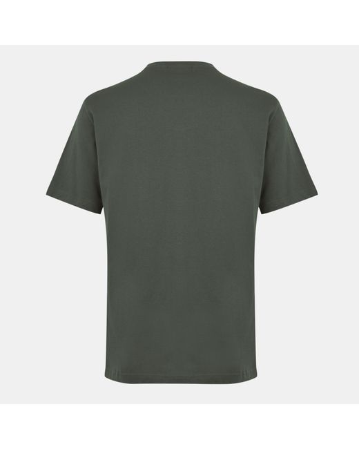 Daily Paper Green Eli Short-Sleeve Regular Fit T-Shirt for men