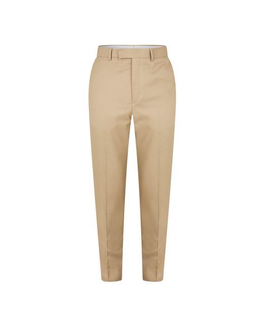 Twisted Tailor Natural Ellroy Slim Fit Trousers for men