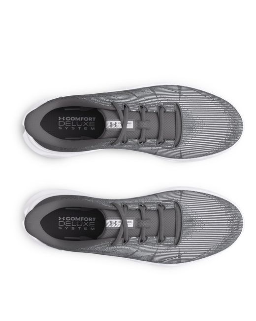 Under Armour Gray Speed Swift Running Shoes for men