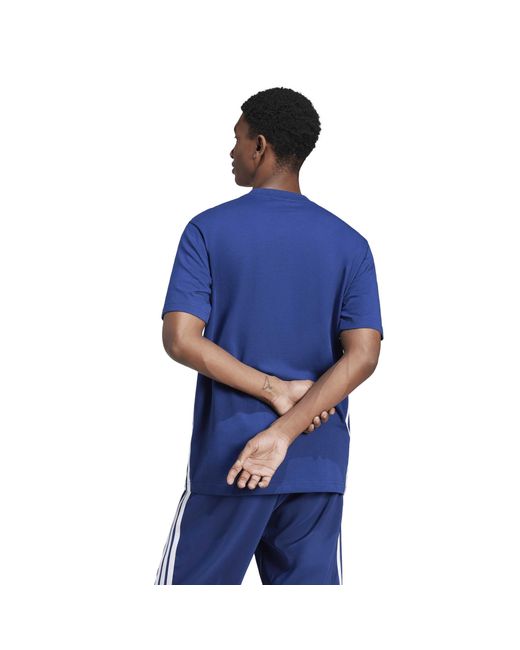Adidas Blue T-Shirt for men