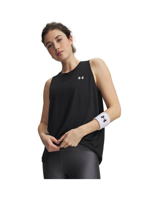 Under Armour Black Tech Solid Tank Vest