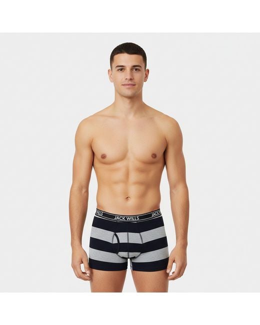 Jack Wills Multicolor Jw Daundley Boxers 3 Pack for men