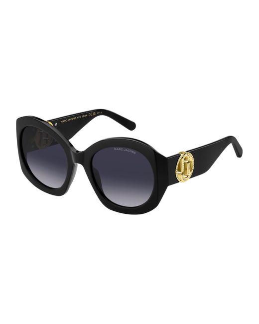 Marc Jacobs Black Round Sunglasses