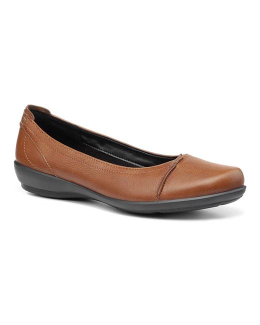 Hotter Brown Robyn Ii Standard Fit Ballerina Pumps